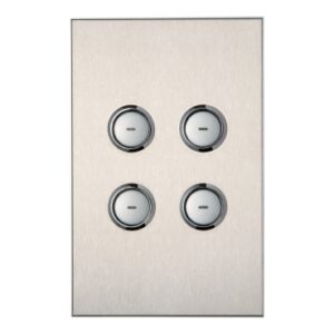 C-Bus 5084F-J0 - Stainless Steel Fascia